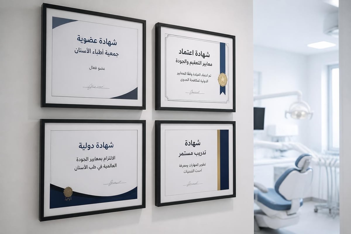 معايير اعتماد عيادات الأسنان