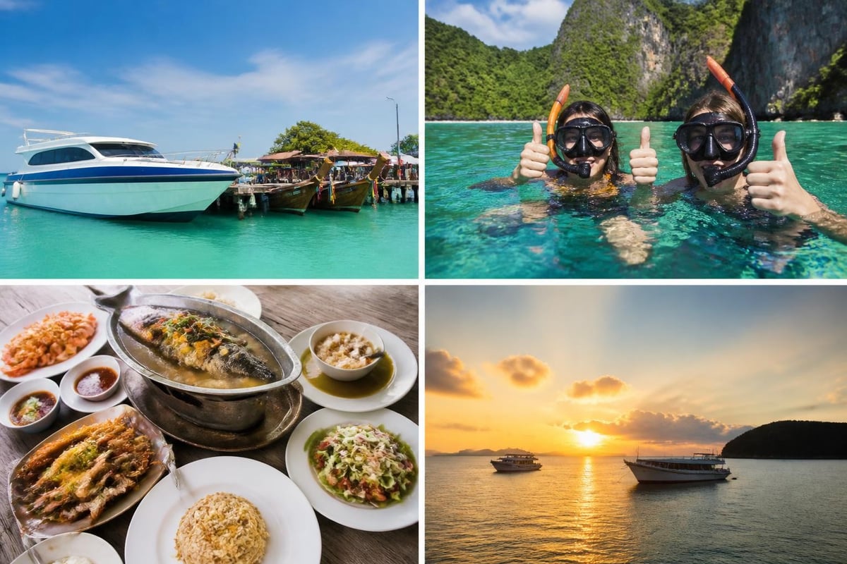 Phi Phi tour package components