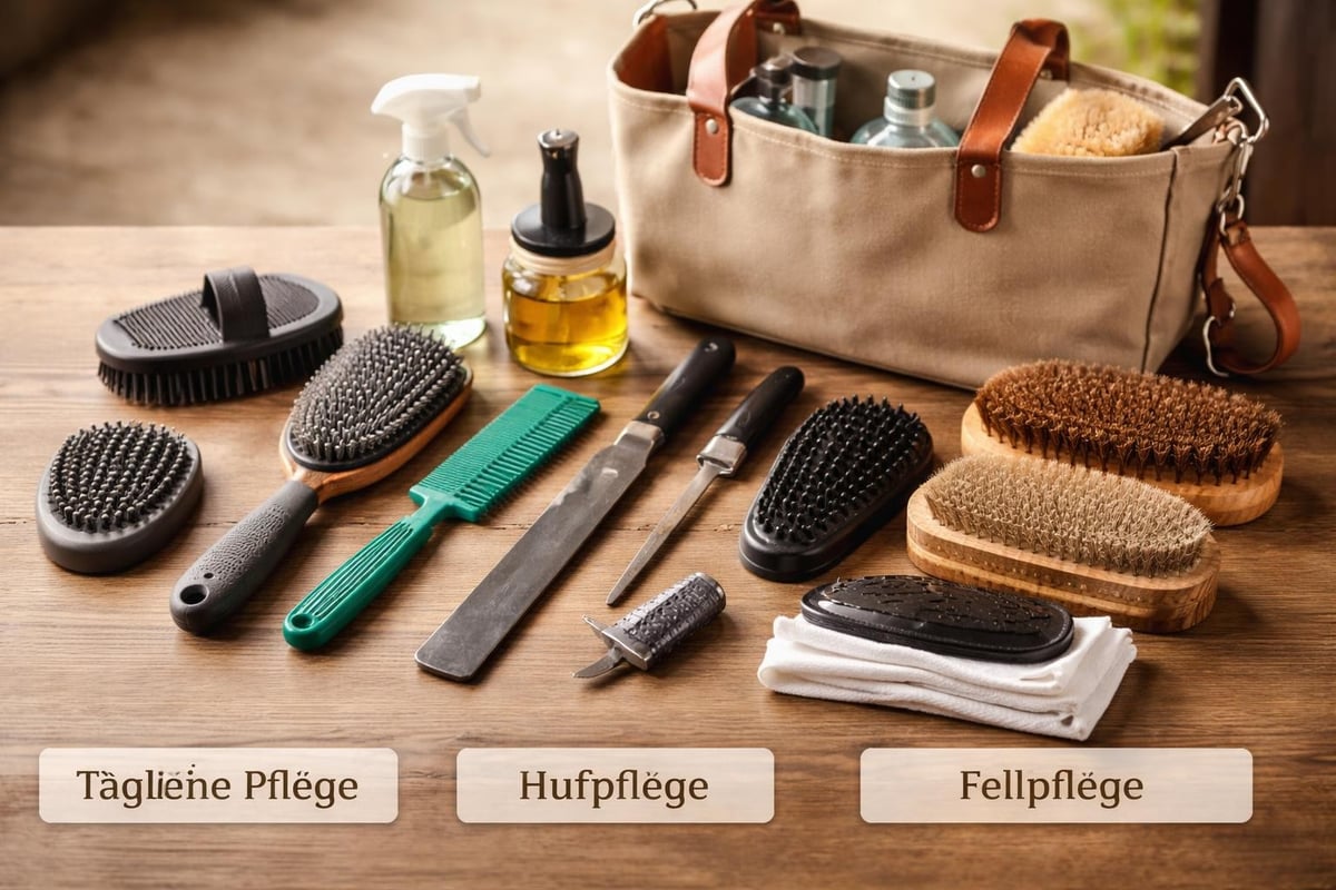 Pflegeutensilien Organisation