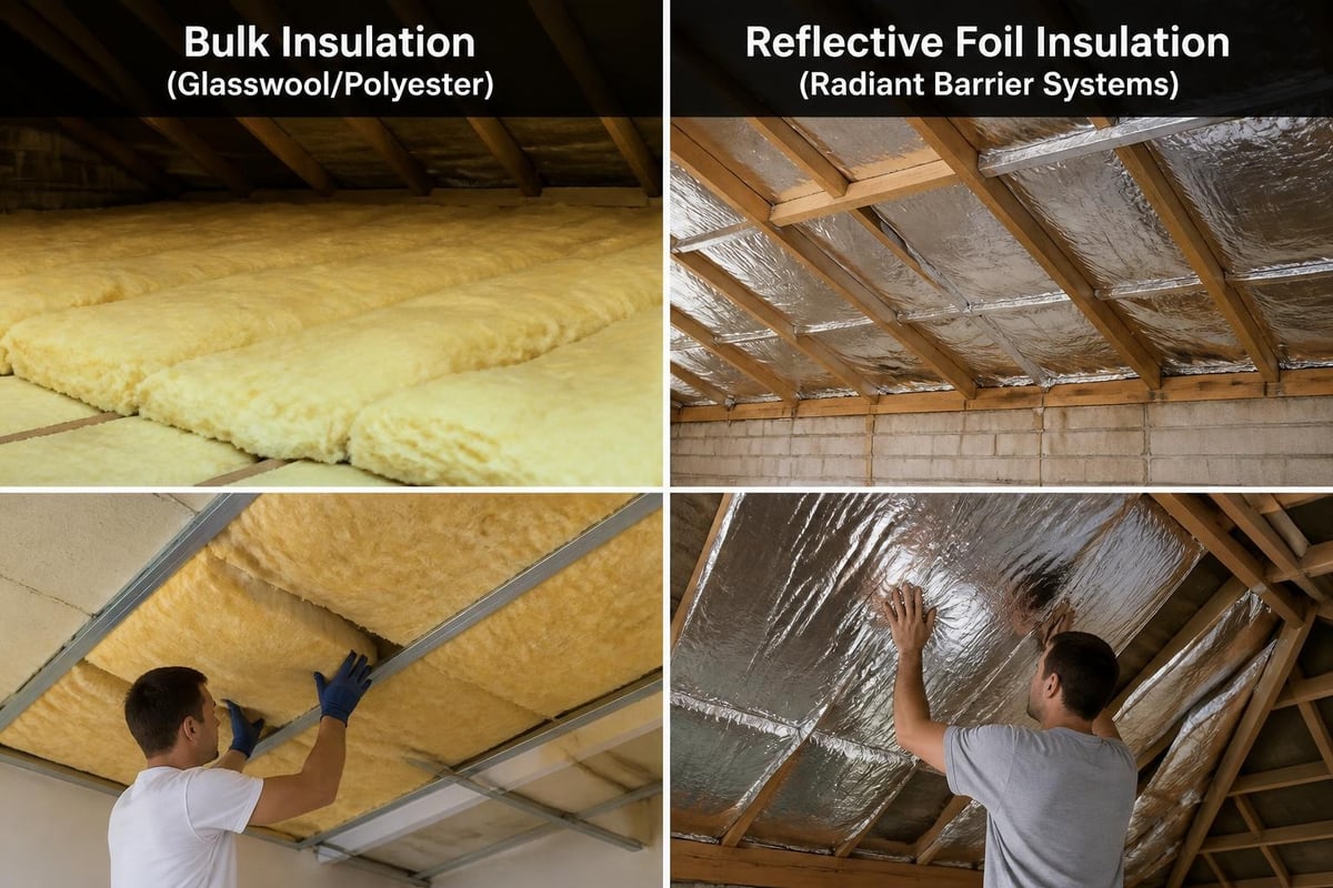 Bulk vs reflective insulation comparison