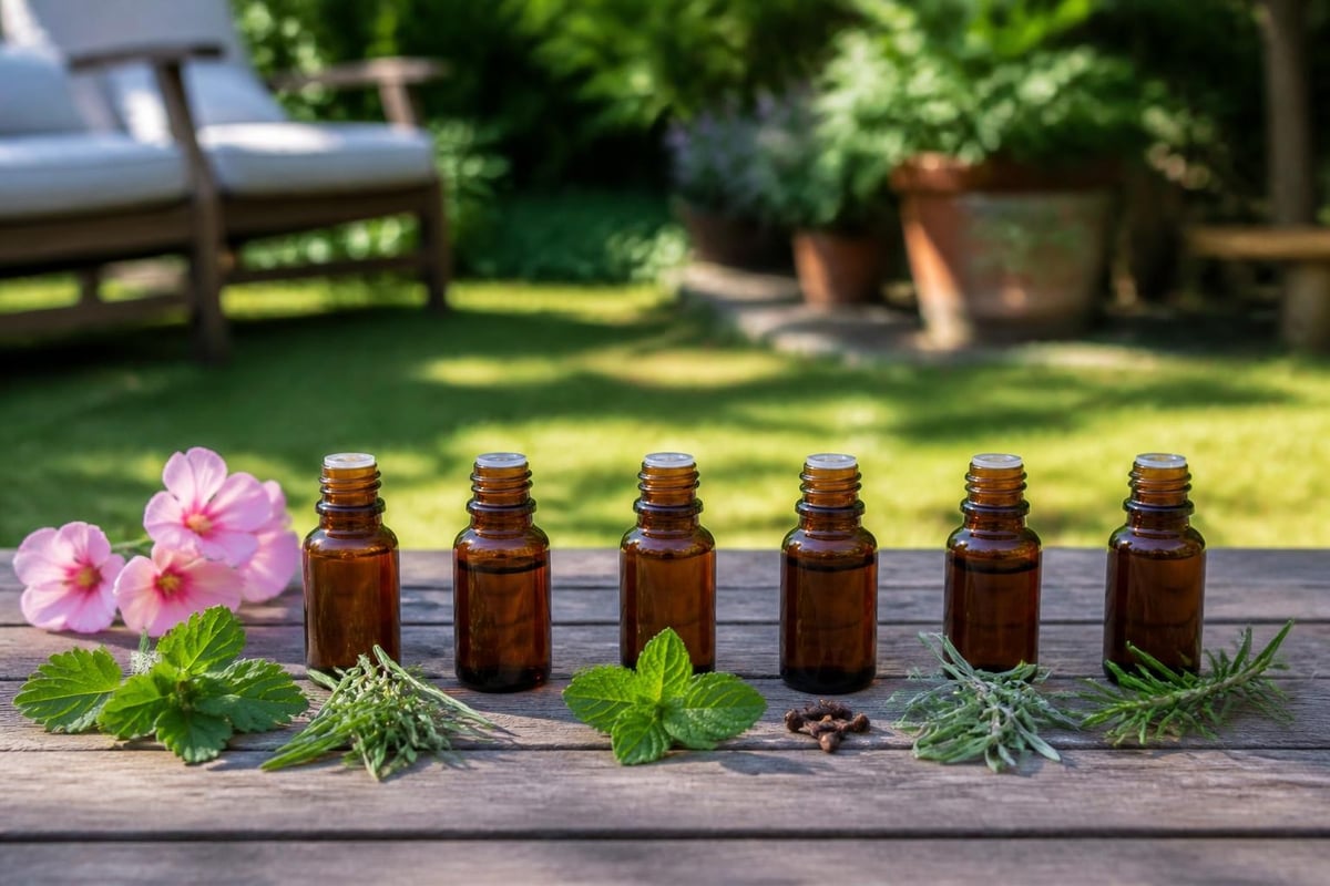 Essential oil mosquito repellent mechanism