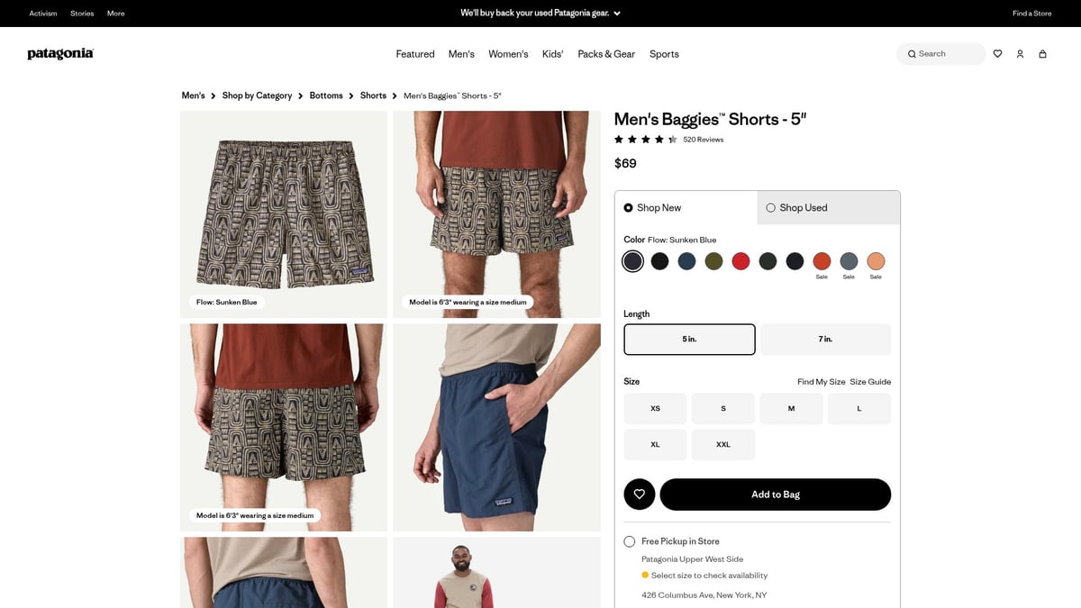 9 Essential Bathing Shorts for Men to Try in 2025 - Patagonia Baggies 5