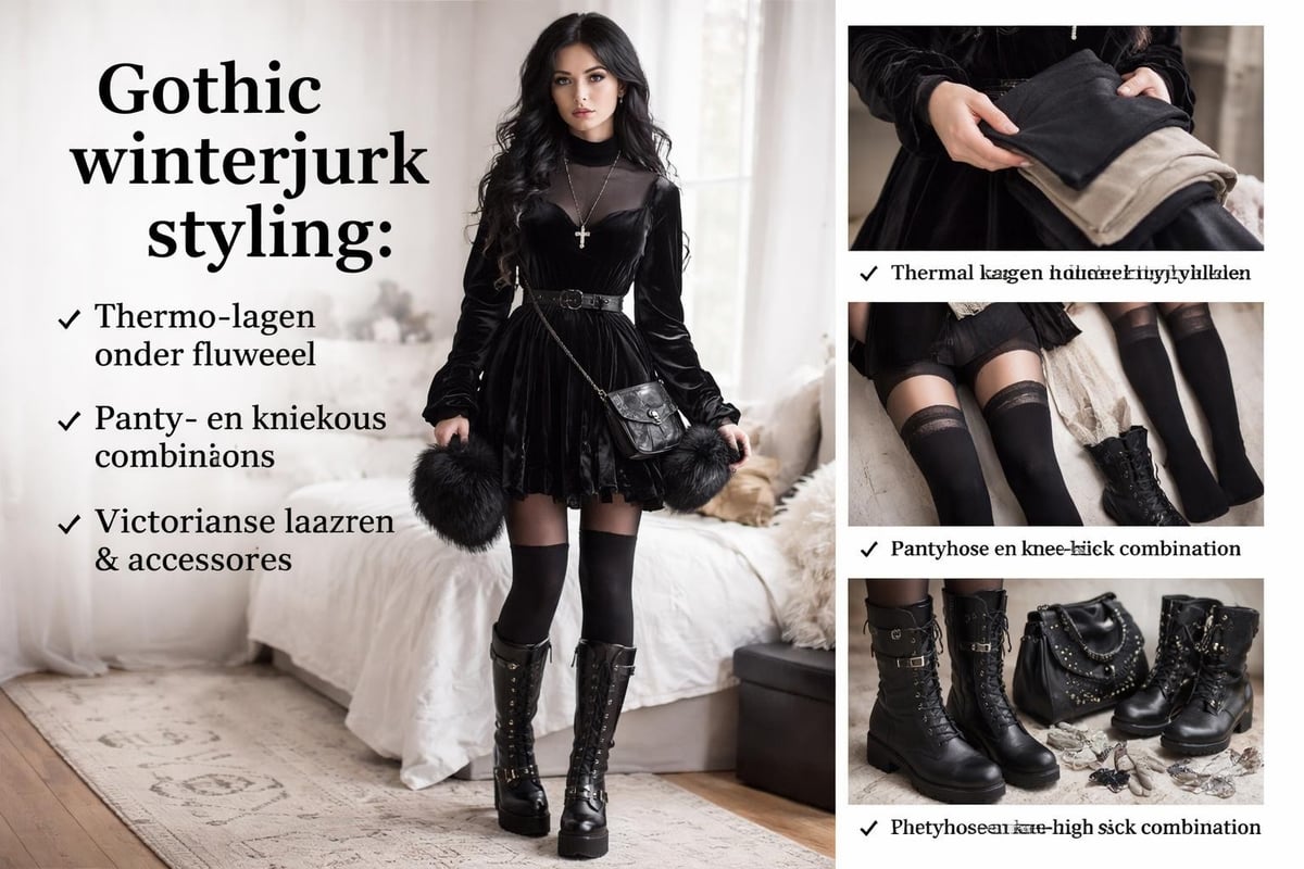 Winter dress styling