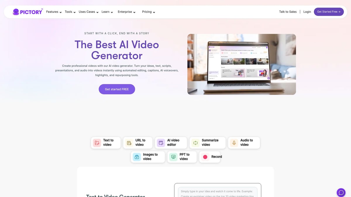 7 Essential AI to Make Video Tools for 2026 Creators - Pictory