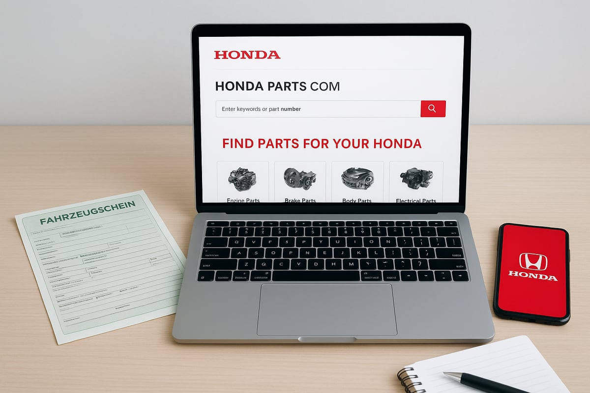 Schritt-für-Schritt: So finden Sie Honda Originalteile bei Honda Parts Com