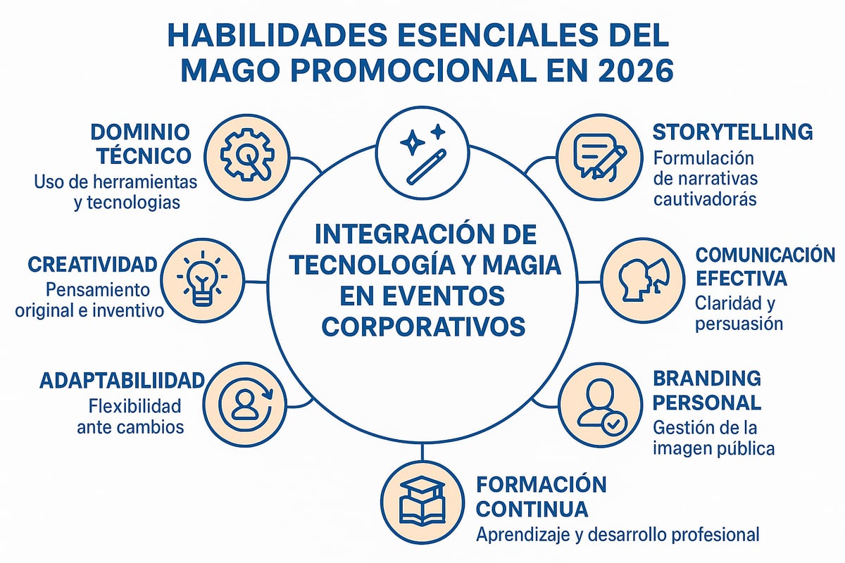 Habilidades y Competencias Esenciales del Mago Promocional
