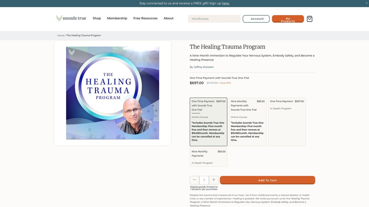 9 Essential Holistic Healing Courses to Transform Your Life in 2025 - Sounds True – The Healing Trauma Program