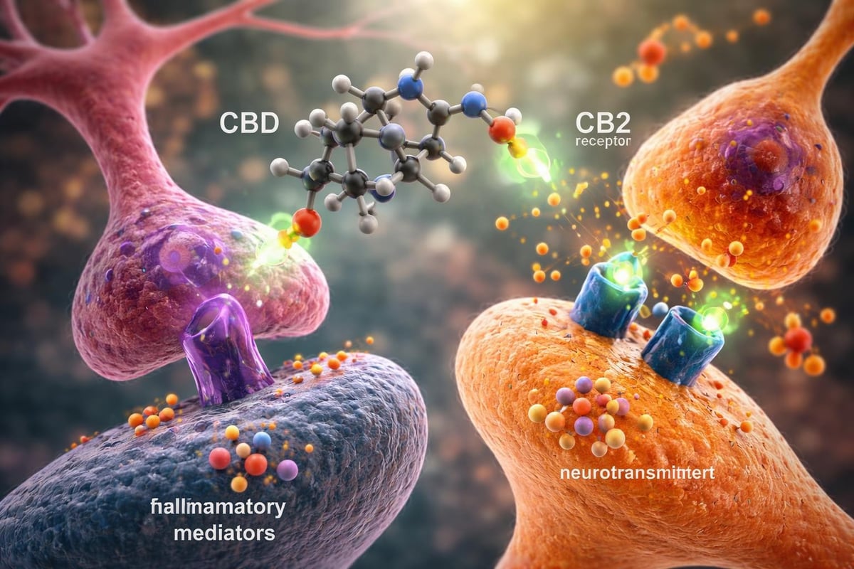 CBD interaction with pain pathways