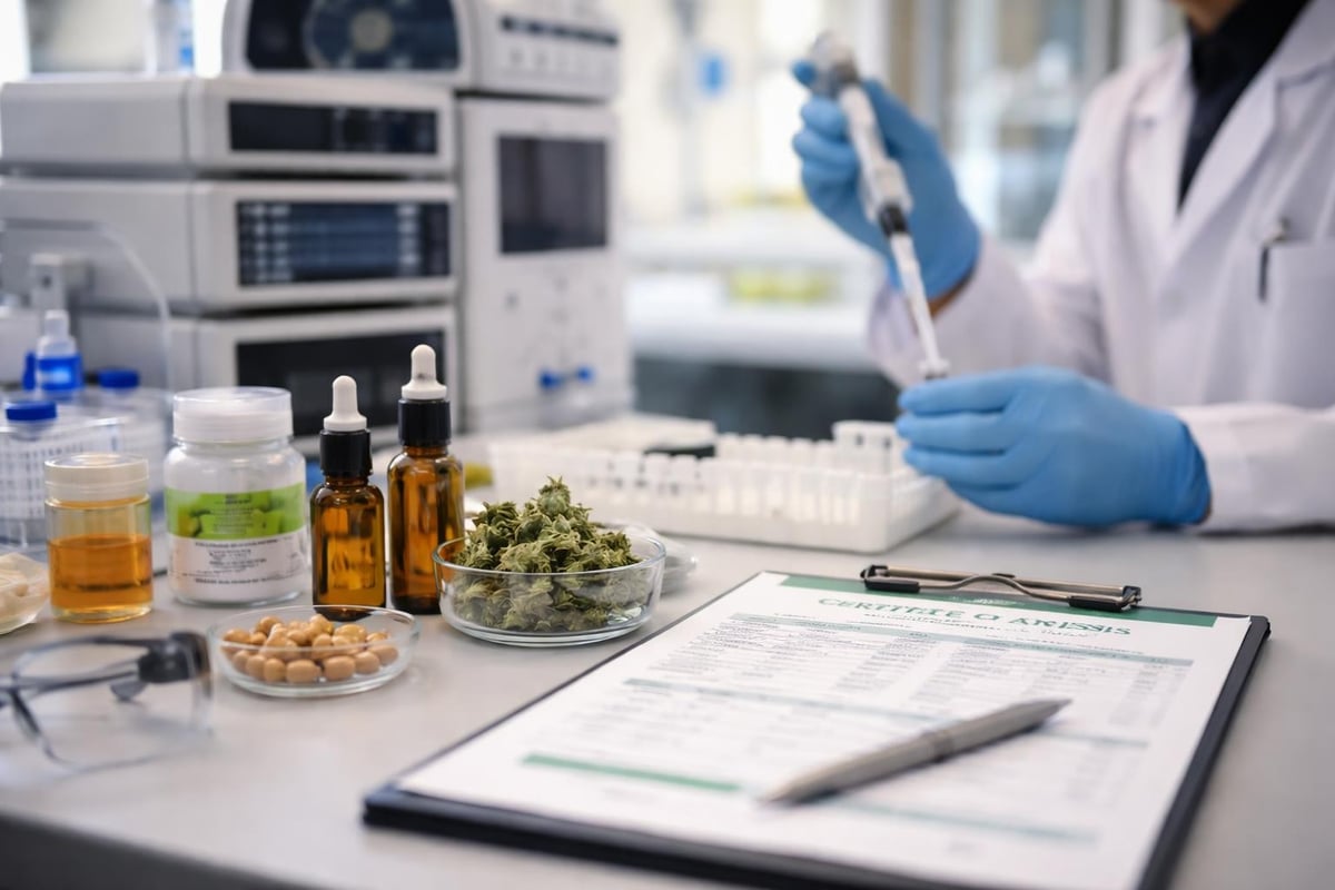 CBD quality testing process