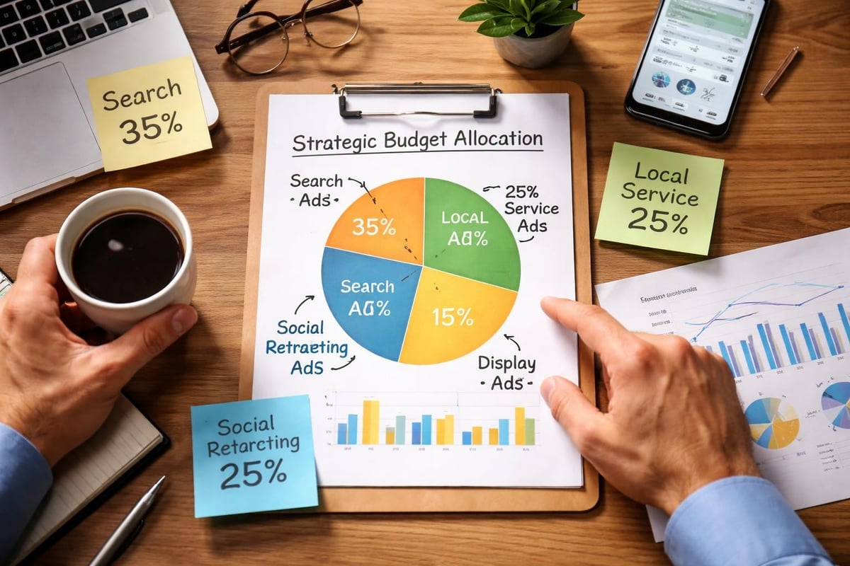 Digital advertising budget allocation