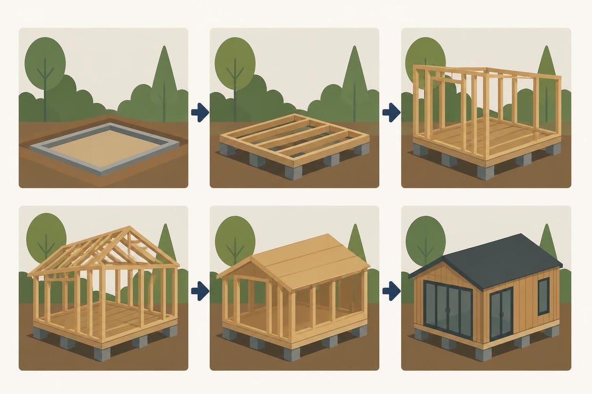 Timber frame assembly process