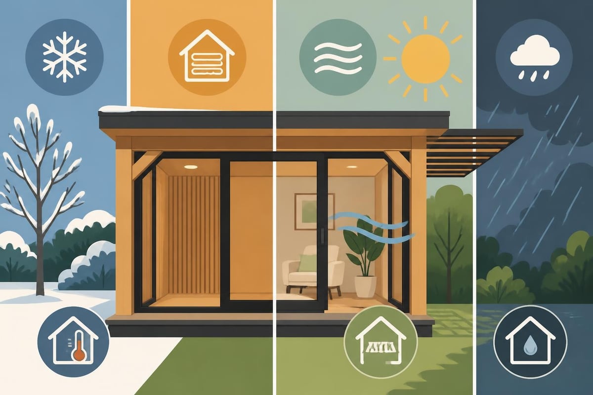 Garden room seasonal usage