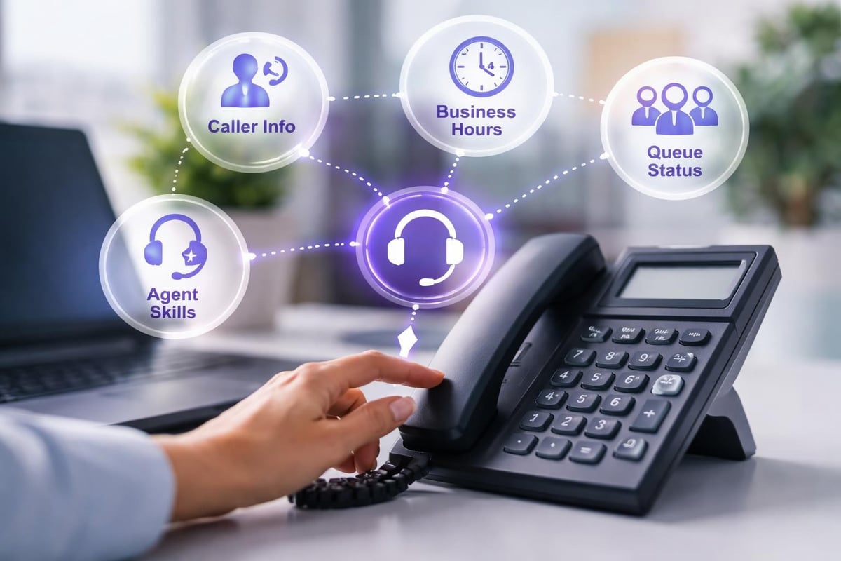 Call routing decision flow