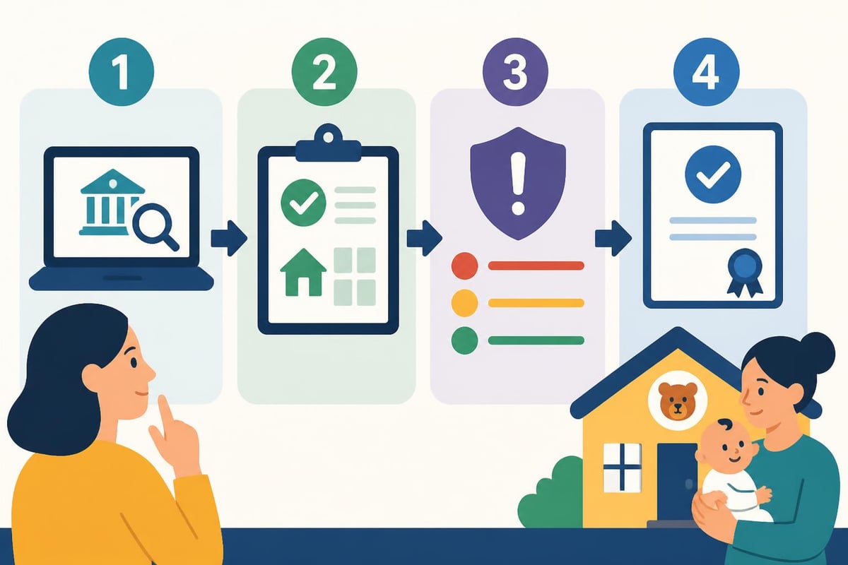 Daycare licensing verification process