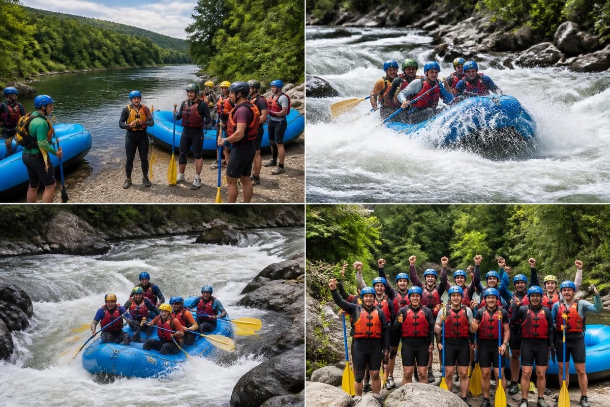 Whitewater rafting on Maine's Kennebec River