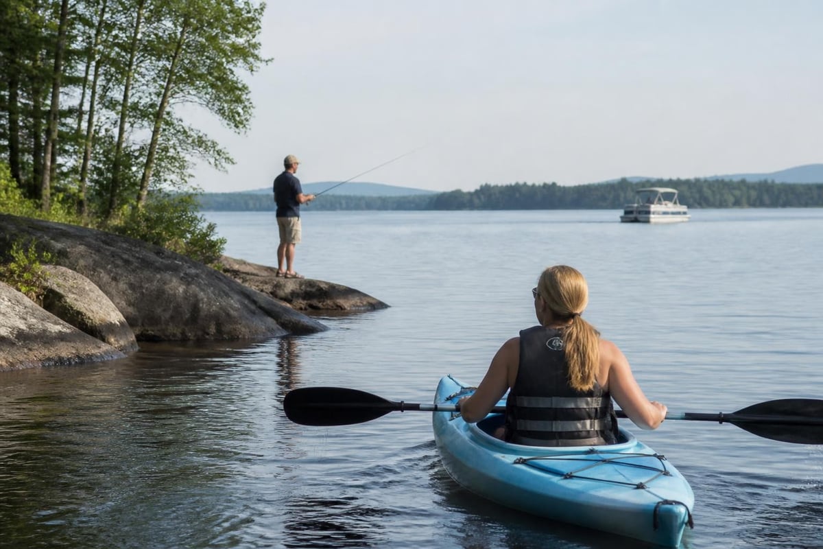Belgrade Lakes paddling adventures