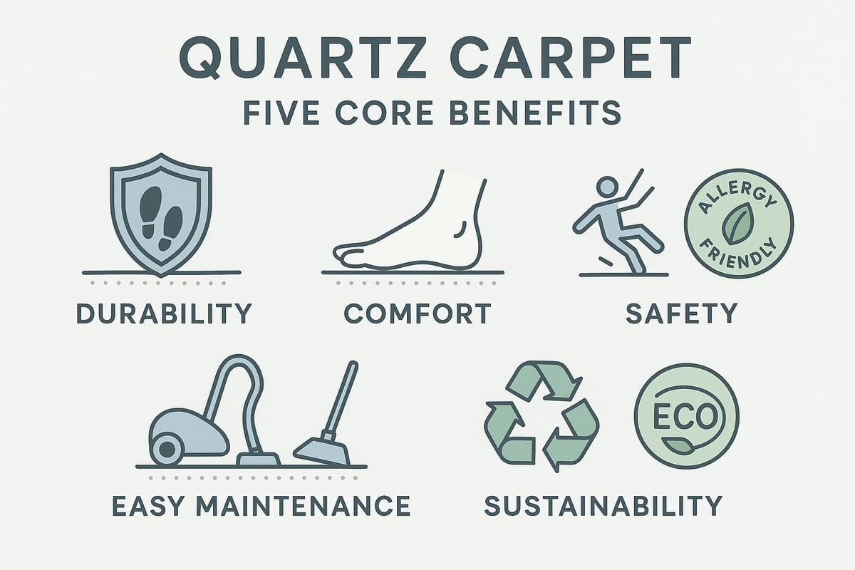 The Benefits of Quartz Carpet: Performance, Comfort & Longevity
