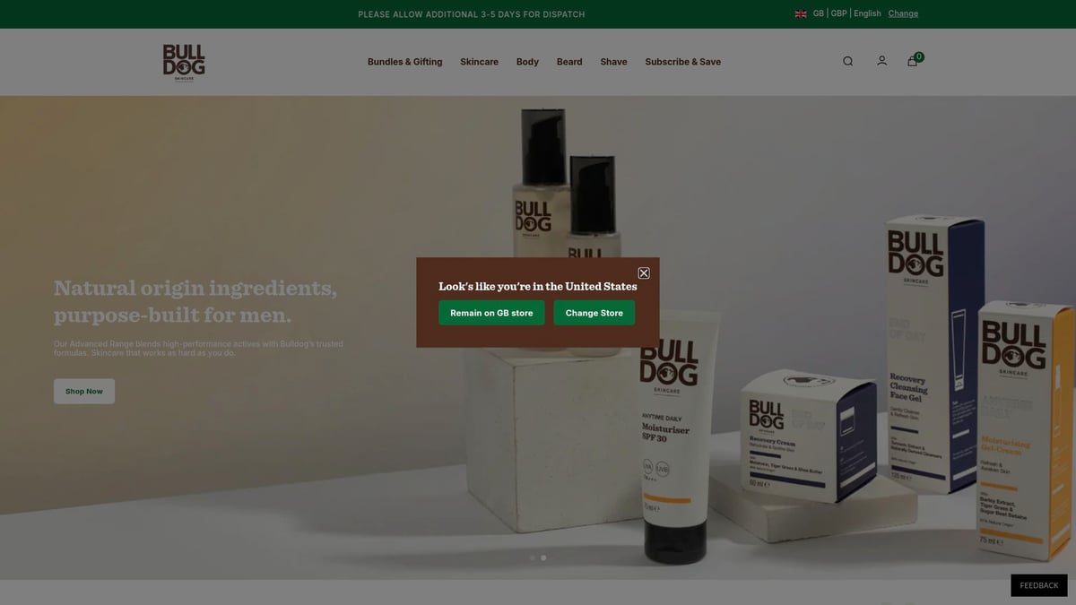 7 Bästa Hudvårdsset För Känslig Hud Män 2026 - Bulldog Skincare Sensitive Set