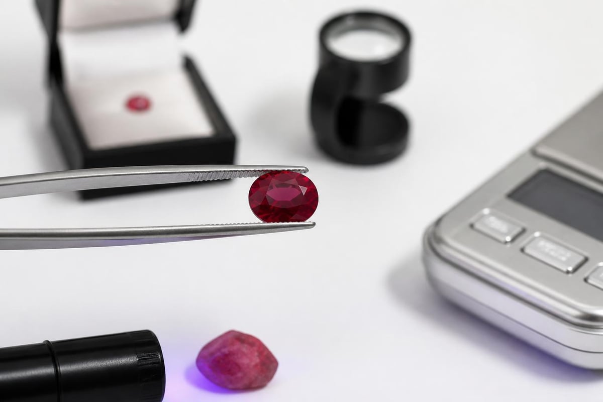 Stone authentication features