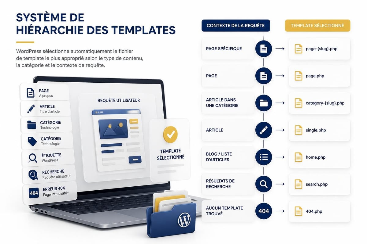 Hiérarchie de templates WordPress