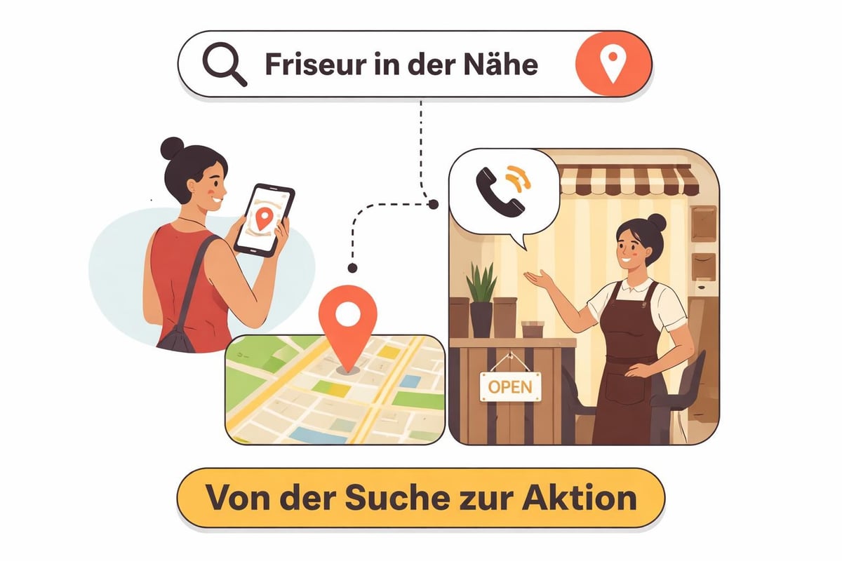 Lokale Suchanfragen und Kaufabsicht