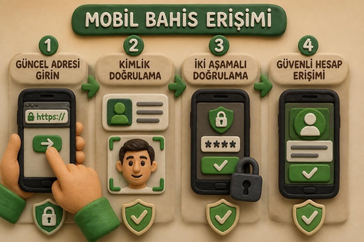 Mobil bahis erişim adımları