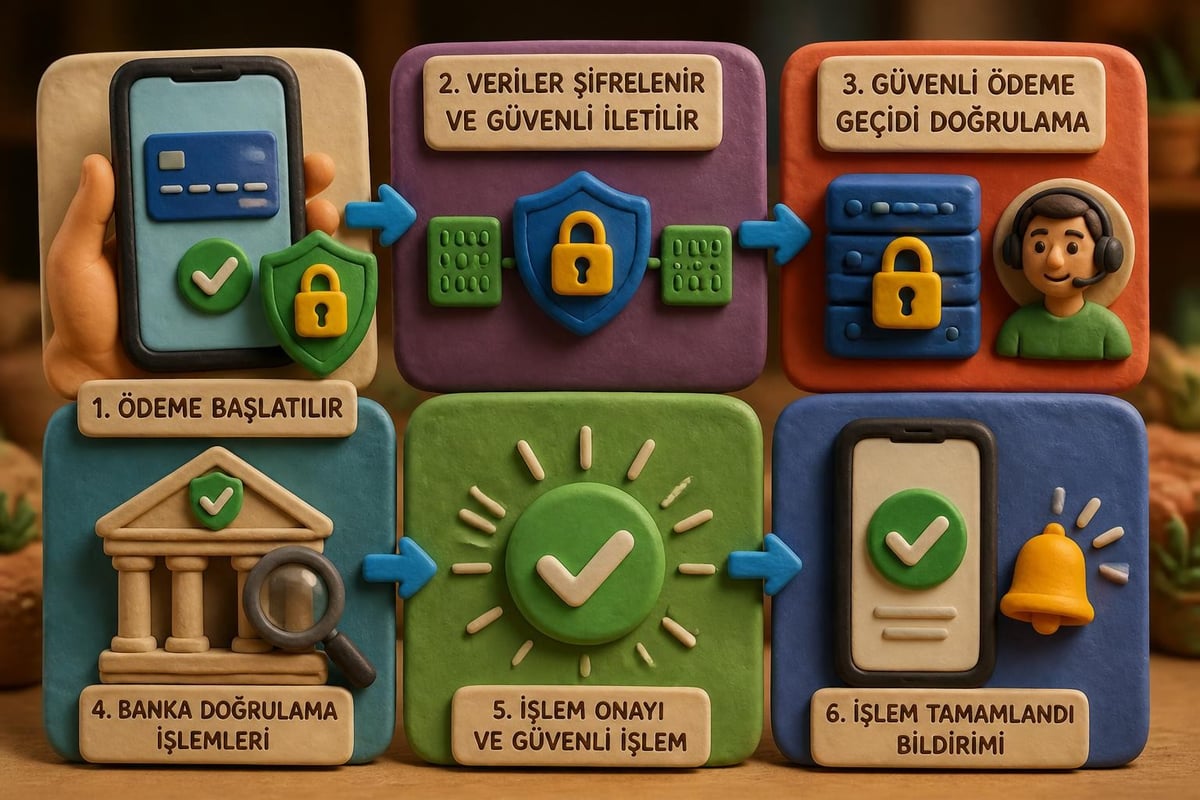 Mobil ödeme güvenlik akışı