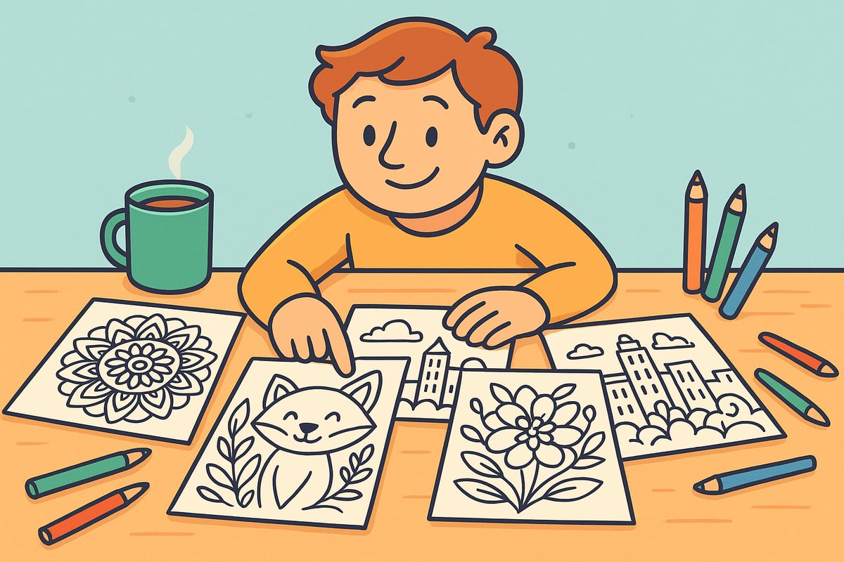 How to Choose the Right Coloring Picture for Your Mood