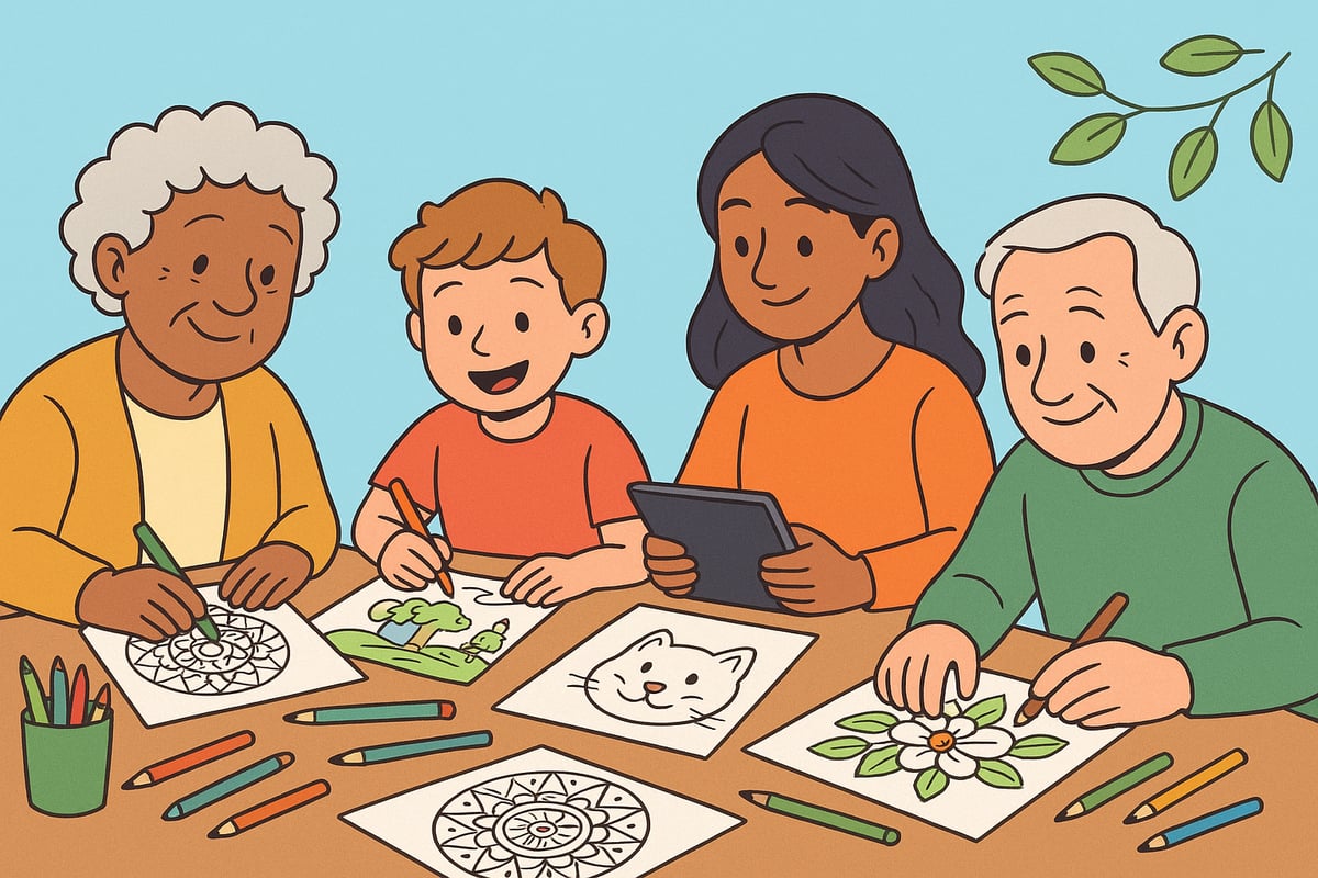 The Science Behind Coloring for Relaxation