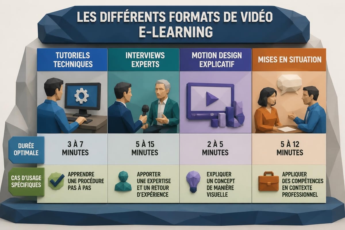 Formats vidéo pédagogiques