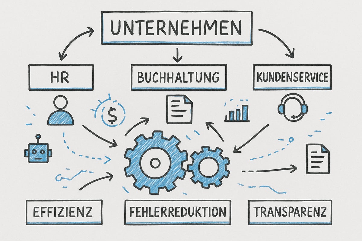 Was bedeutet Prozessautomatisierung? Grundlagen & Vorteile