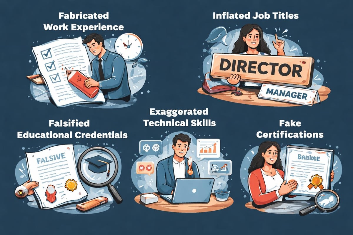 Types of resume fraud