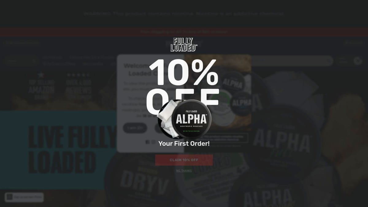 Top 7 Best Caffeine Pouches to Try in 2025 - Fully Loaded Dryv Coffee Pouches