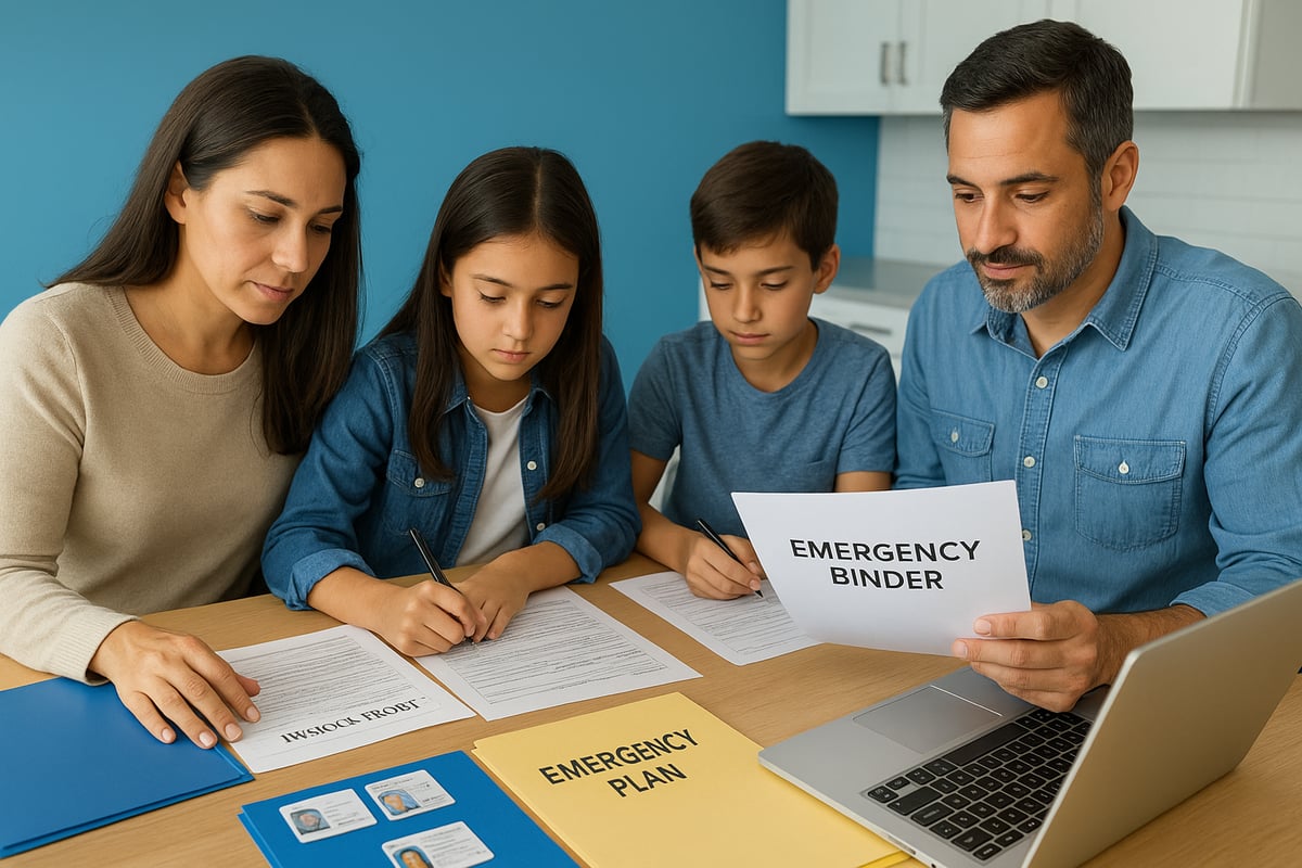 Essential Components of a Family Emergency Binder