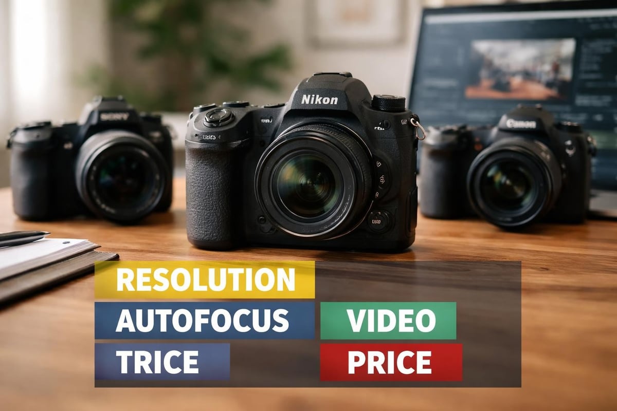 Camera comparison chart