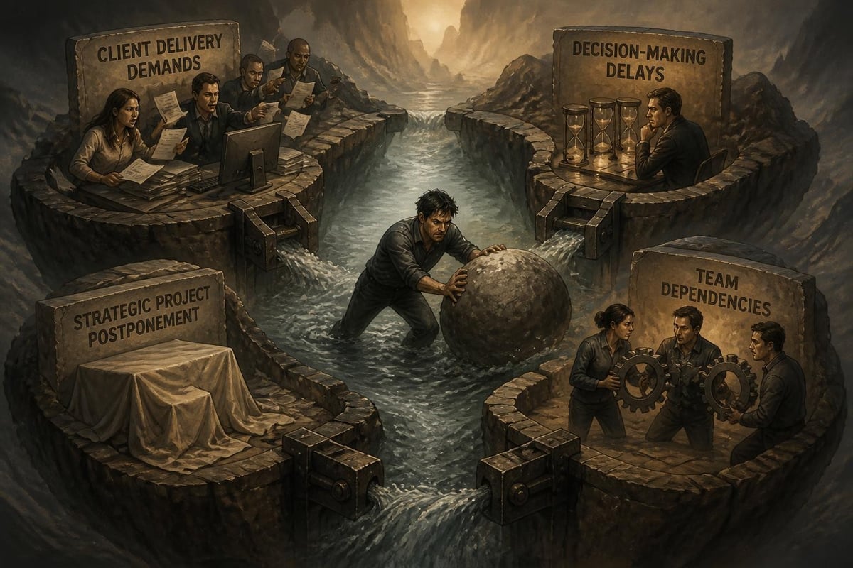 Founder bottleneck cycle