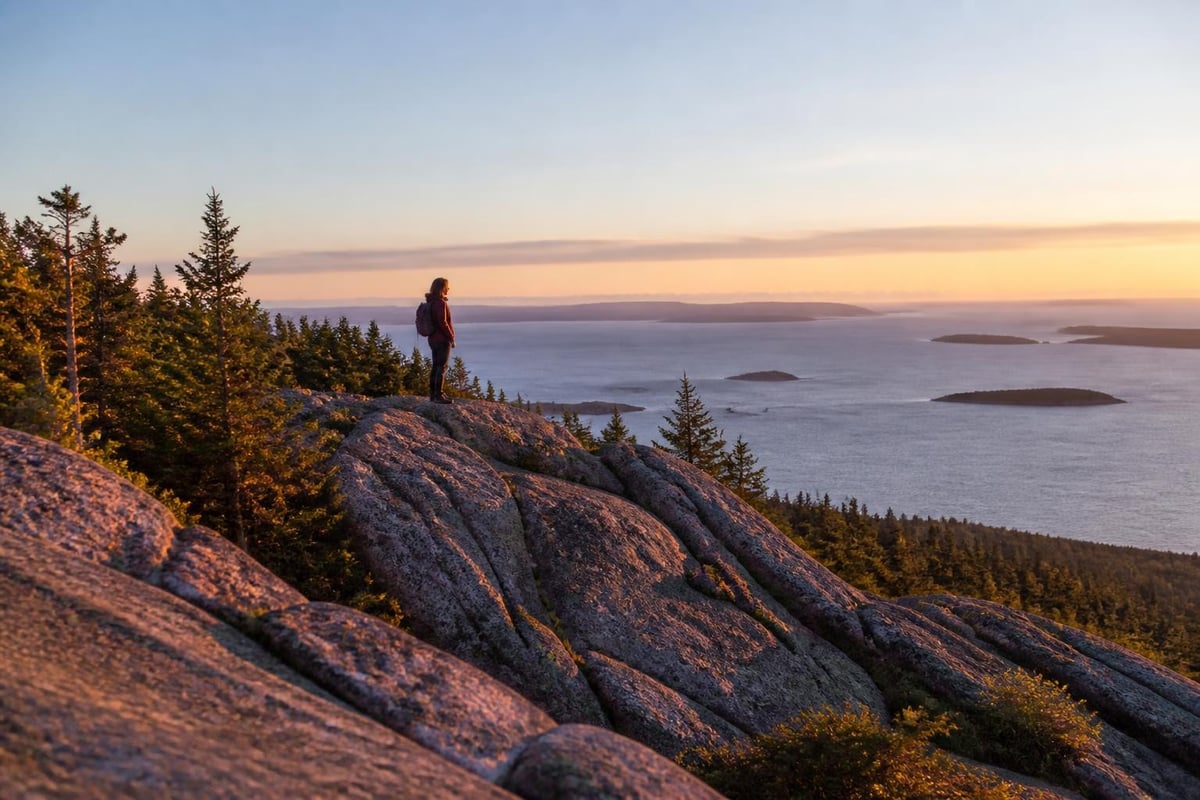 Acadia National Park coastal features