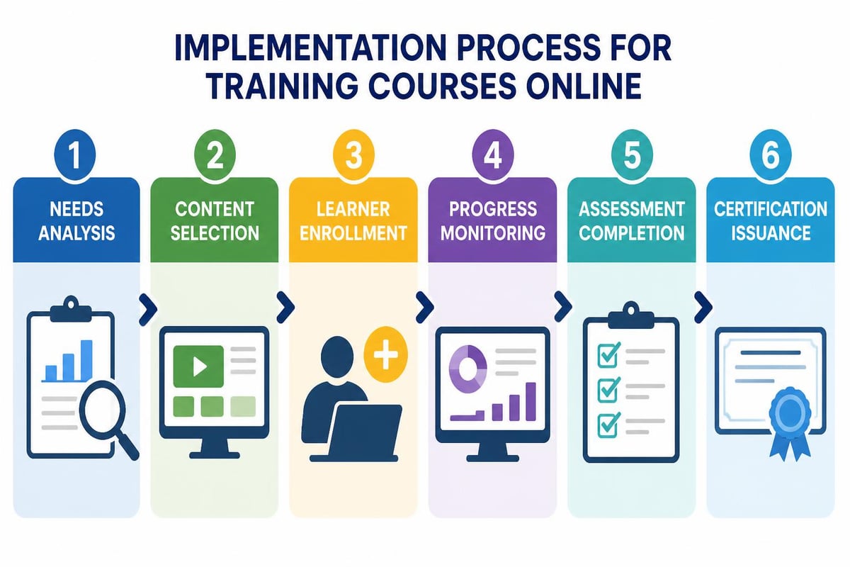 Training implementation workflow