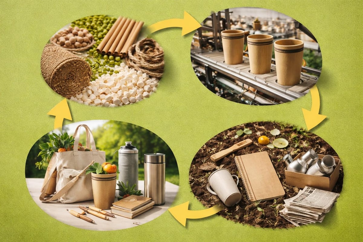 Sustainable promotional product lifecycle