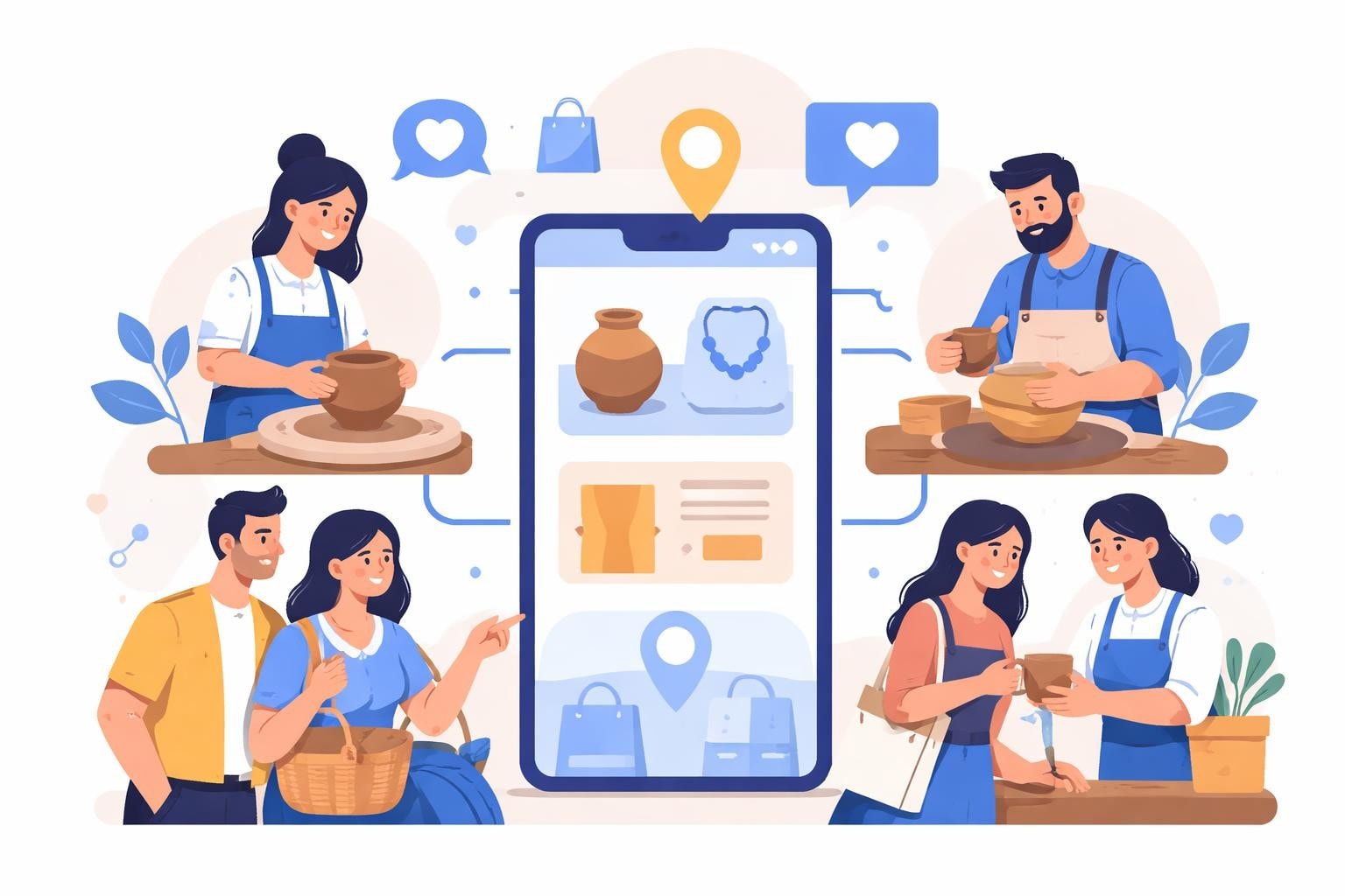Marketplace artisans : Révolution du commerce local