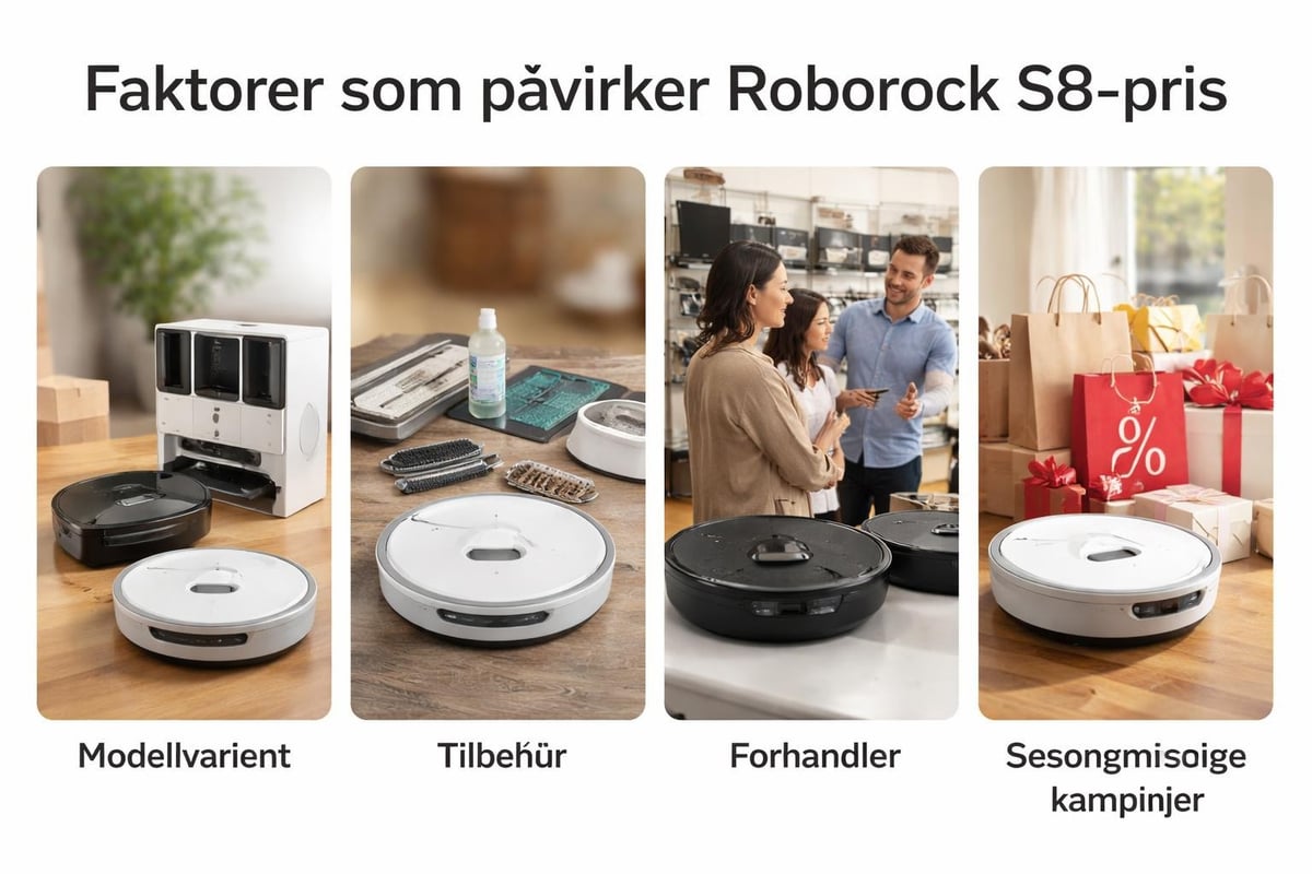 Prisvariasjoner Roborock S8
