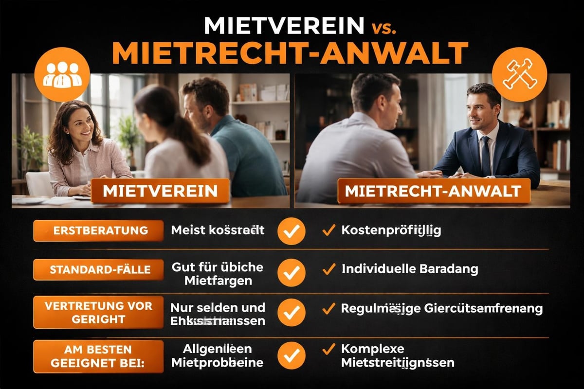 Mietrechtliche Beratungswege