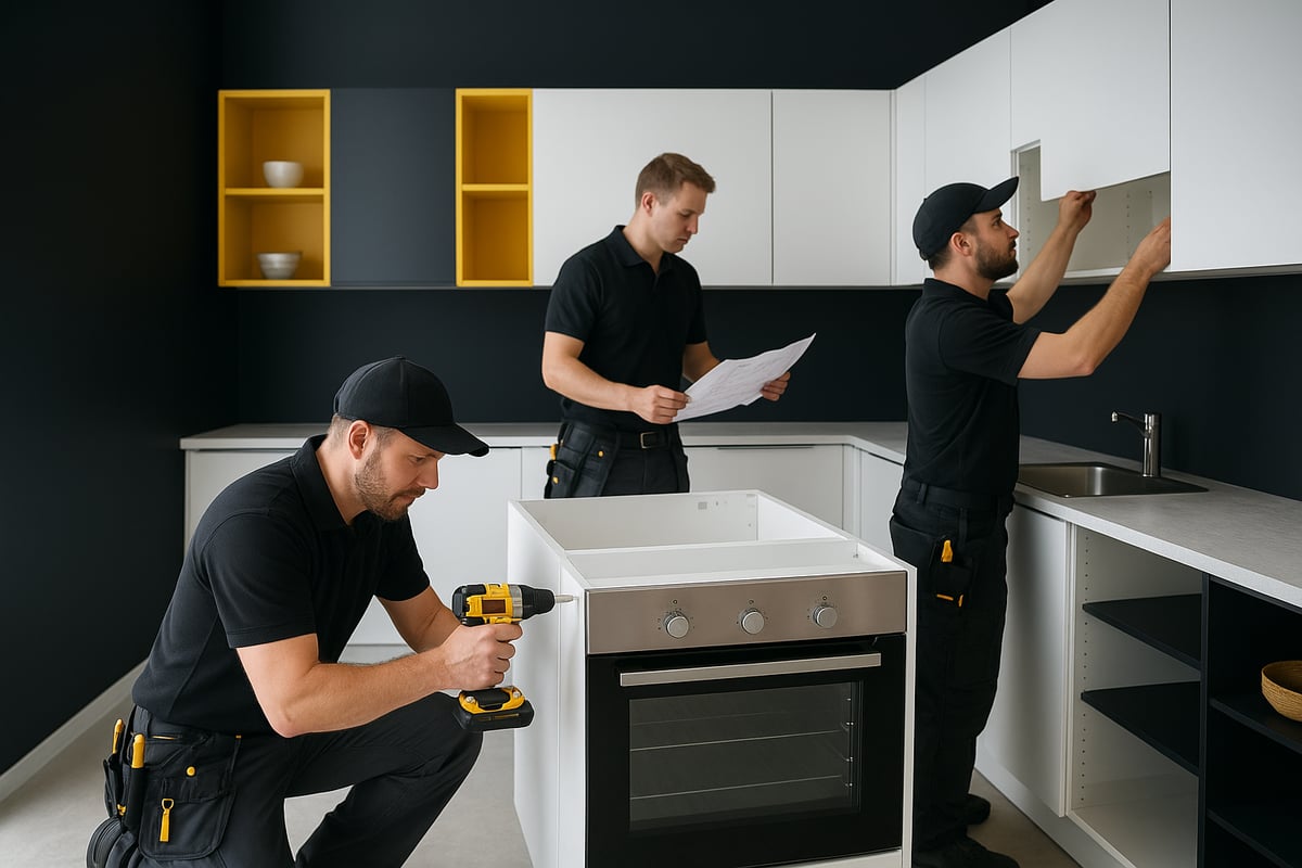 Schritt-für-Schritt: So läuft der Aufbau einer IKEA-Küche durch Profis ab