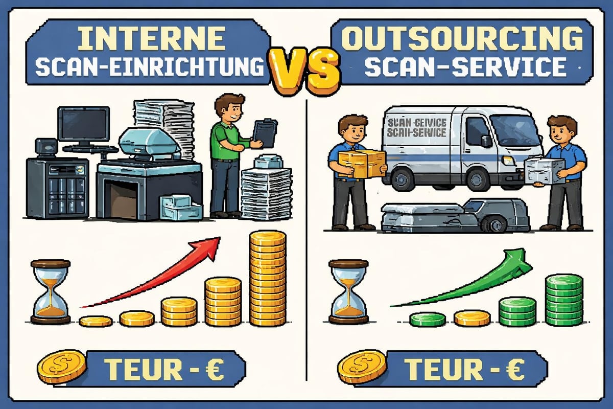 Kostenvergleich Scandienstleister
