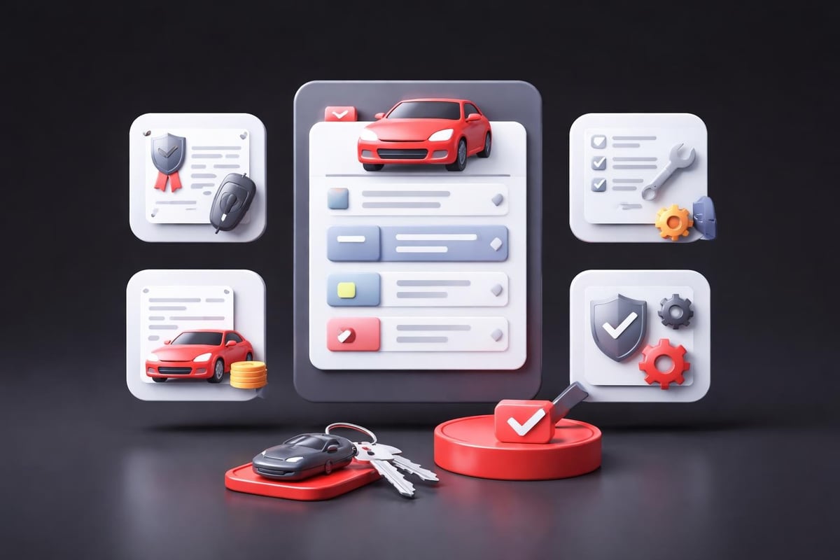 Vehicle documentation organization