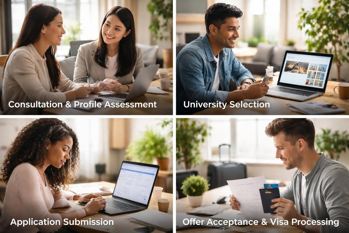 Study Abroad Counsellor: Your Complete 2026 Guide 2 Study Abroad Counselling Process