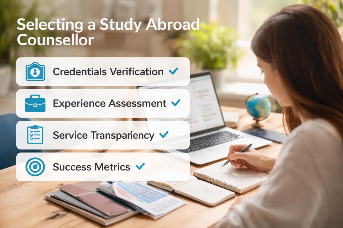 Study Abroad Counsellor: Your Complete 2026 Guide 3 Counsellor Evaluation Criteria