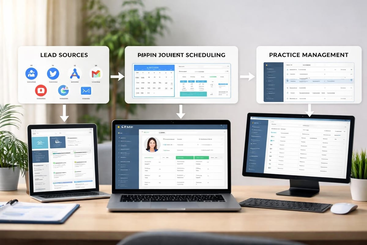 Healthcare CRM integration workflow