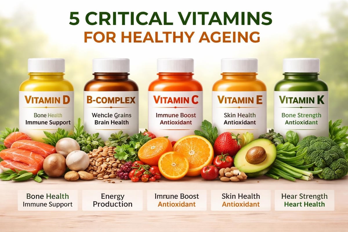 Essential vitamins for over 45