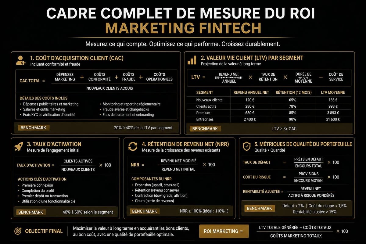 Fintech marketing ROI measurement